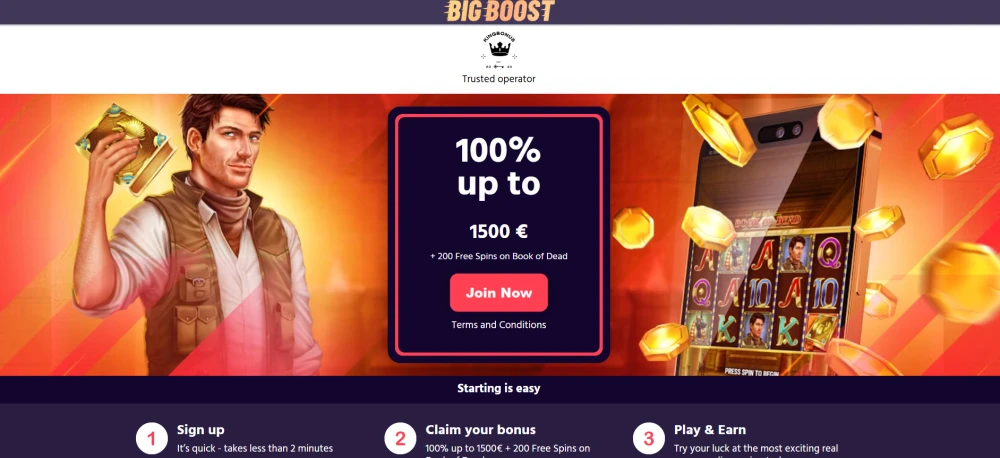Exclusive landing page kingbonus offer big boost