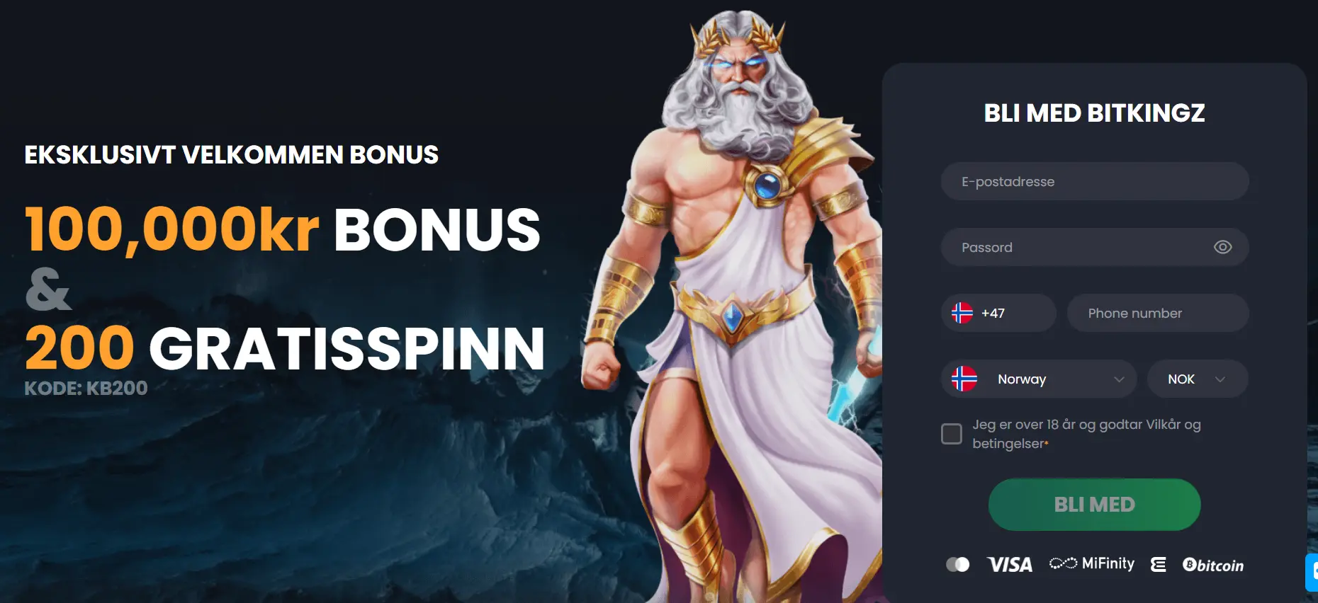 Exclusive bonus offer bitkingz