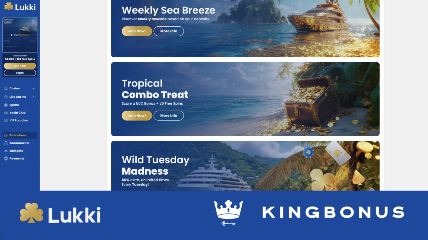 Promotions At Lukki Casino