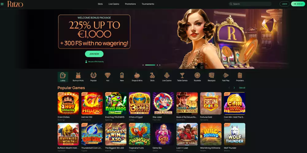 Ritzo Homepage