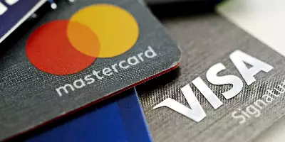 Visa and mastercard banner