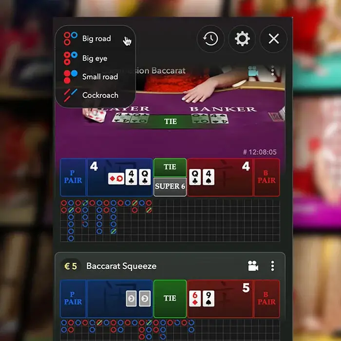 Baccarat Multiplay Evolution Gaming