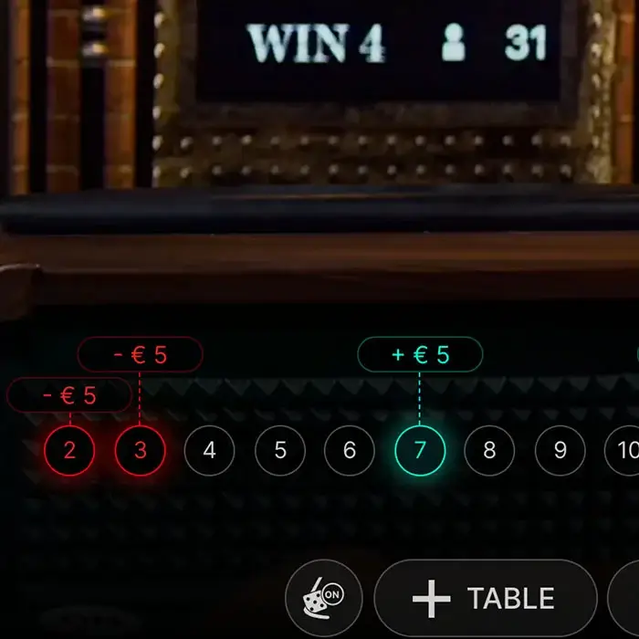 Live Craps Features