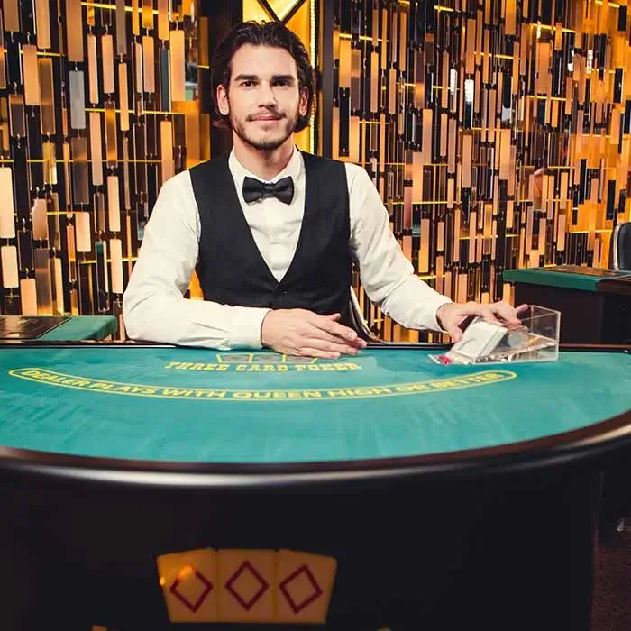 Three card poker evolution gaming
