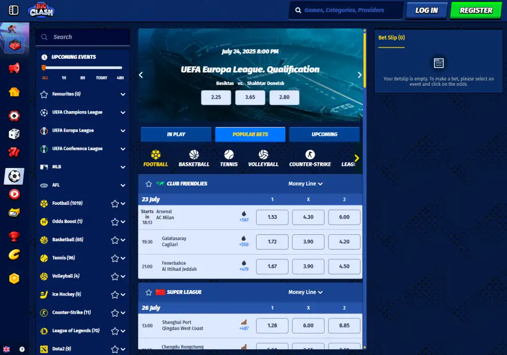 Bigclash Sports Betting