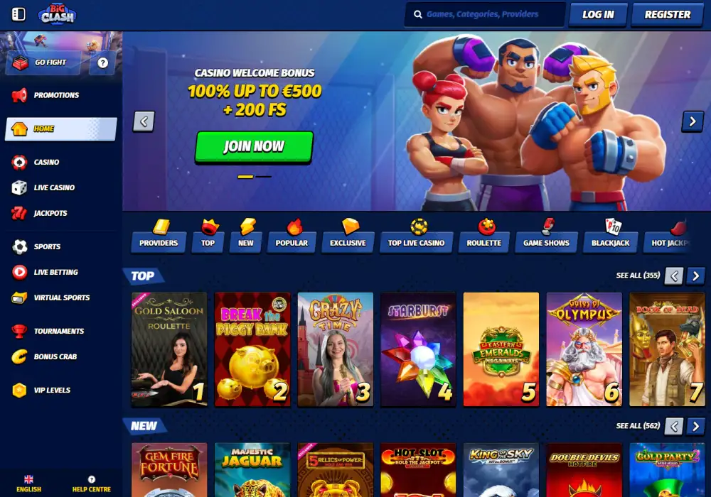 Bigclash Homepage