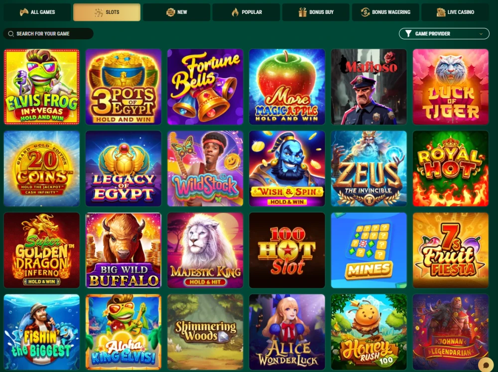Slots at Richard Casino