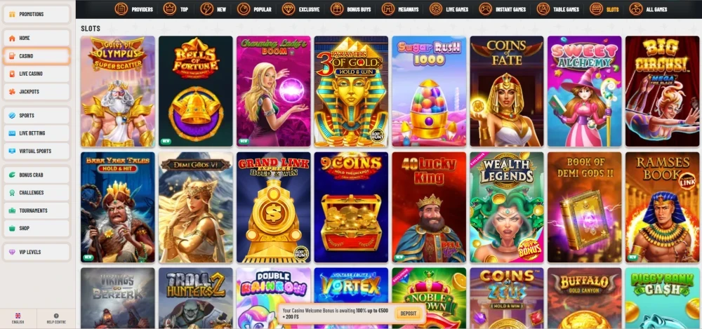 Slots at Wyns Casino