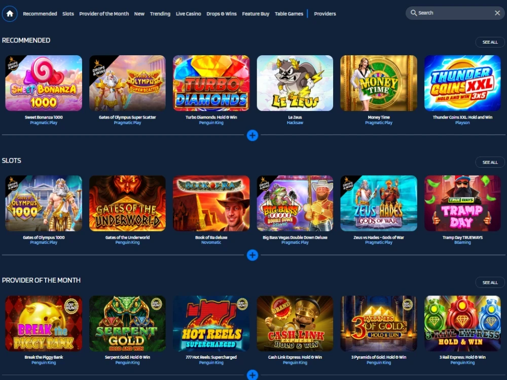 Jaabet Casino Games