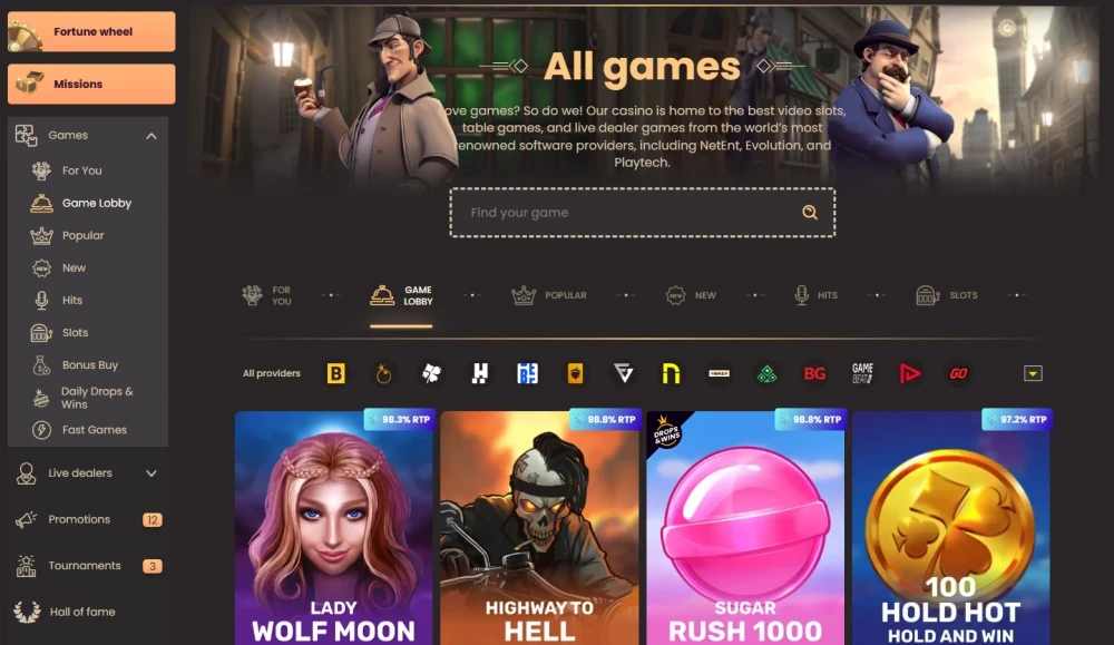 Casino Games At national Casino