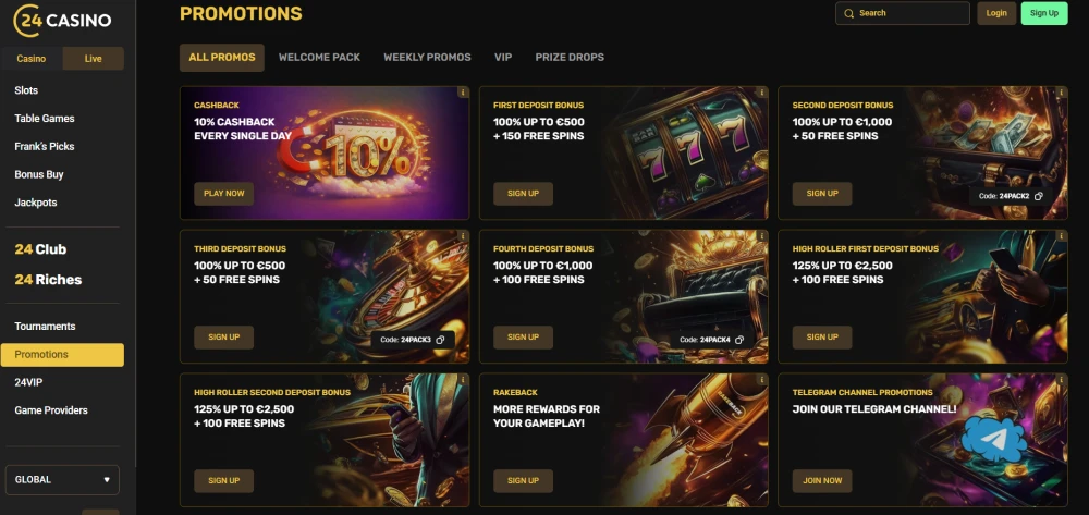 24casino promotions