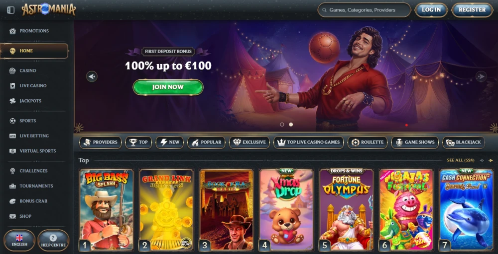 Homepage of Astromania