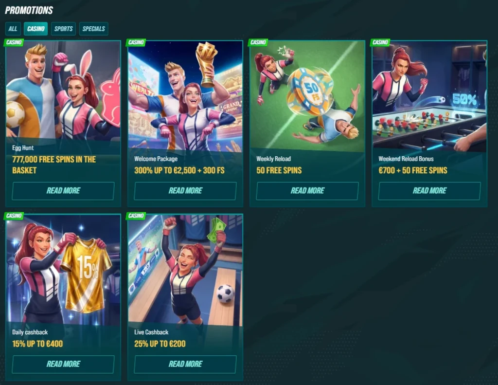 Promotions at Golismo