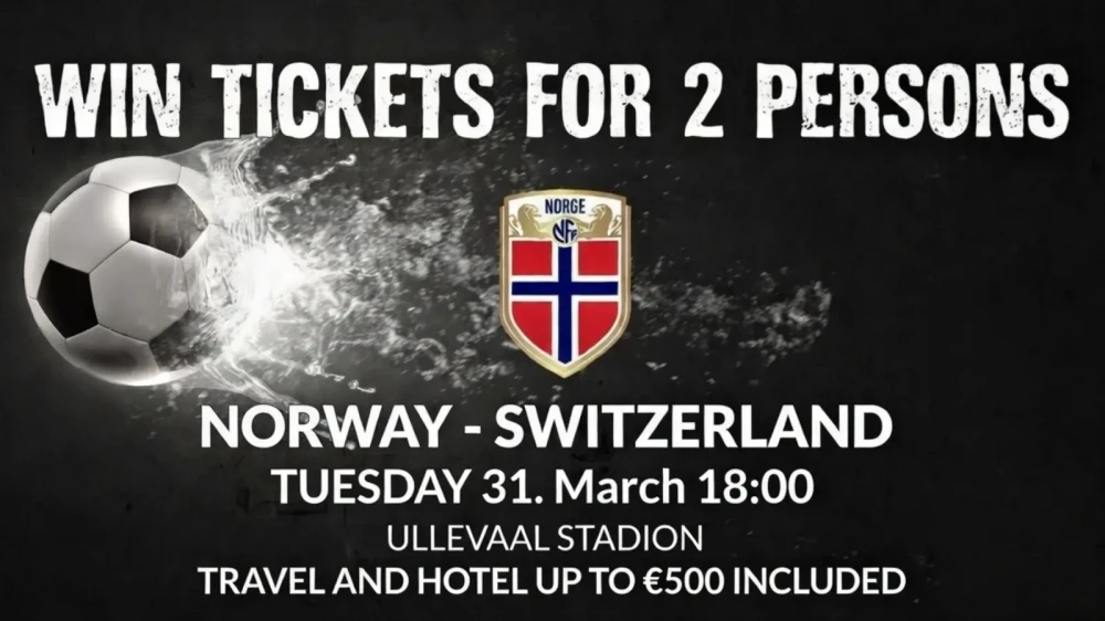 Win tickets to Norway – Switzerland match