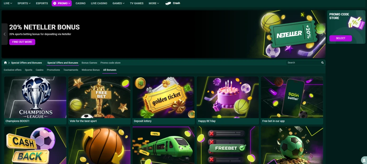 Spinbetter promotions