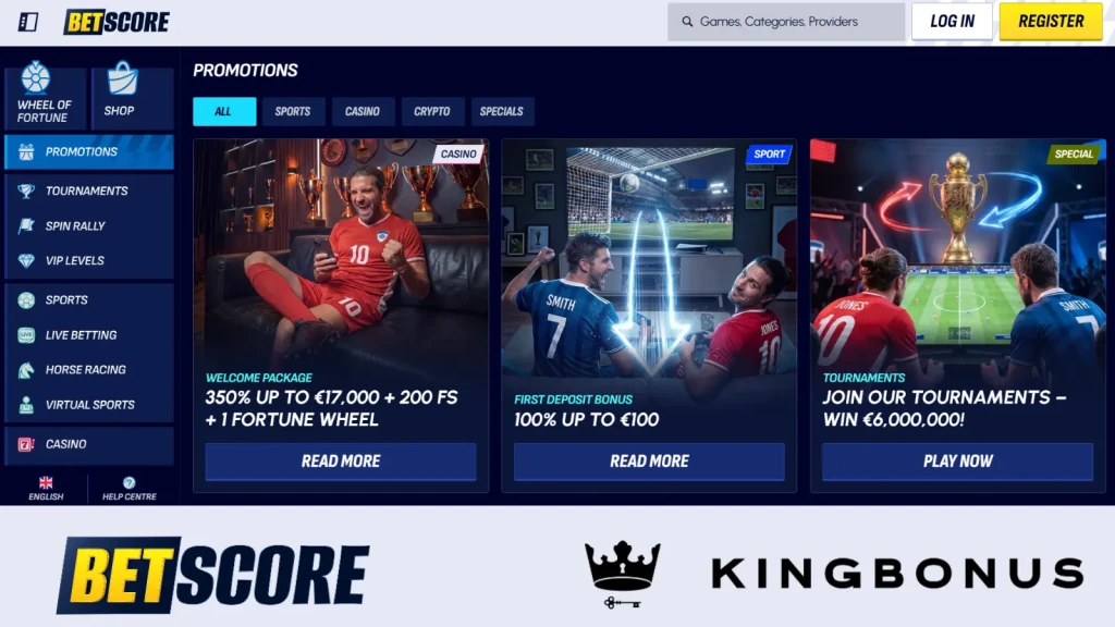Betscore promotions