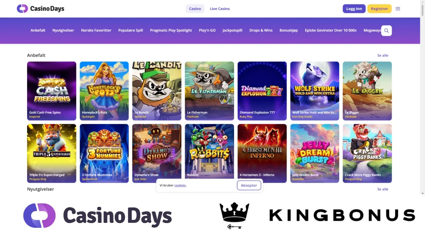 Promotions at Casino Days