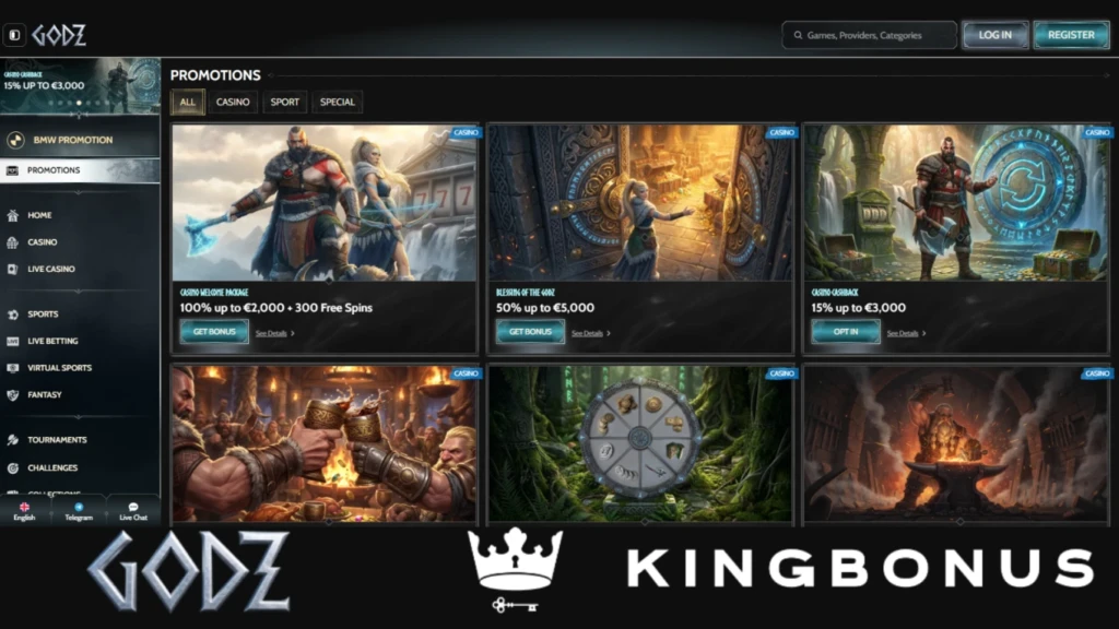 Godz Casino Promotions