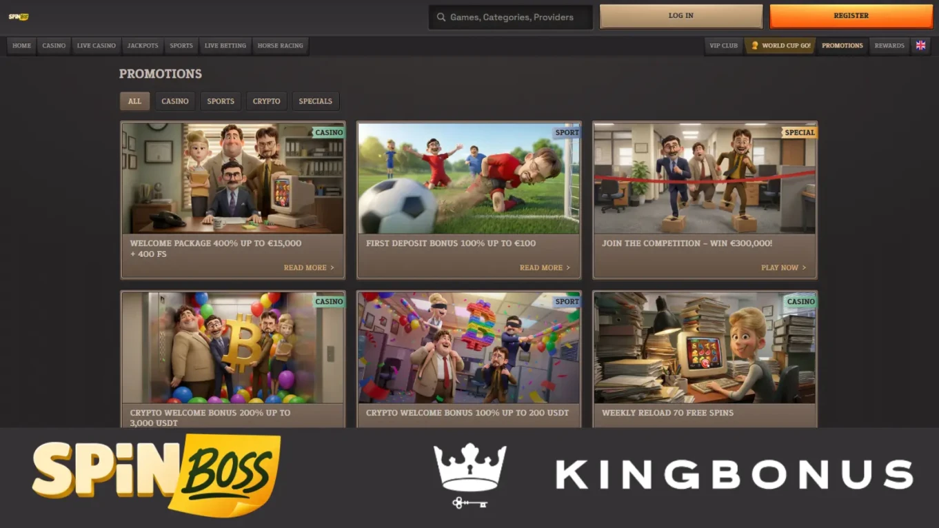 SpinBoss Casino Promotions