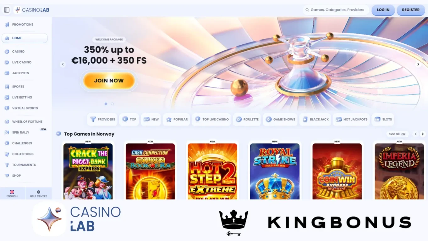 Casinolab Homepage