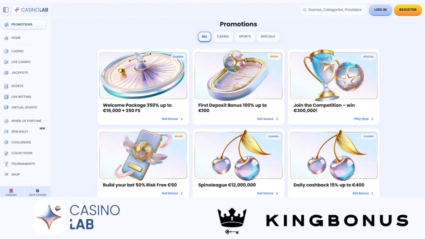 Casinolab Promotions