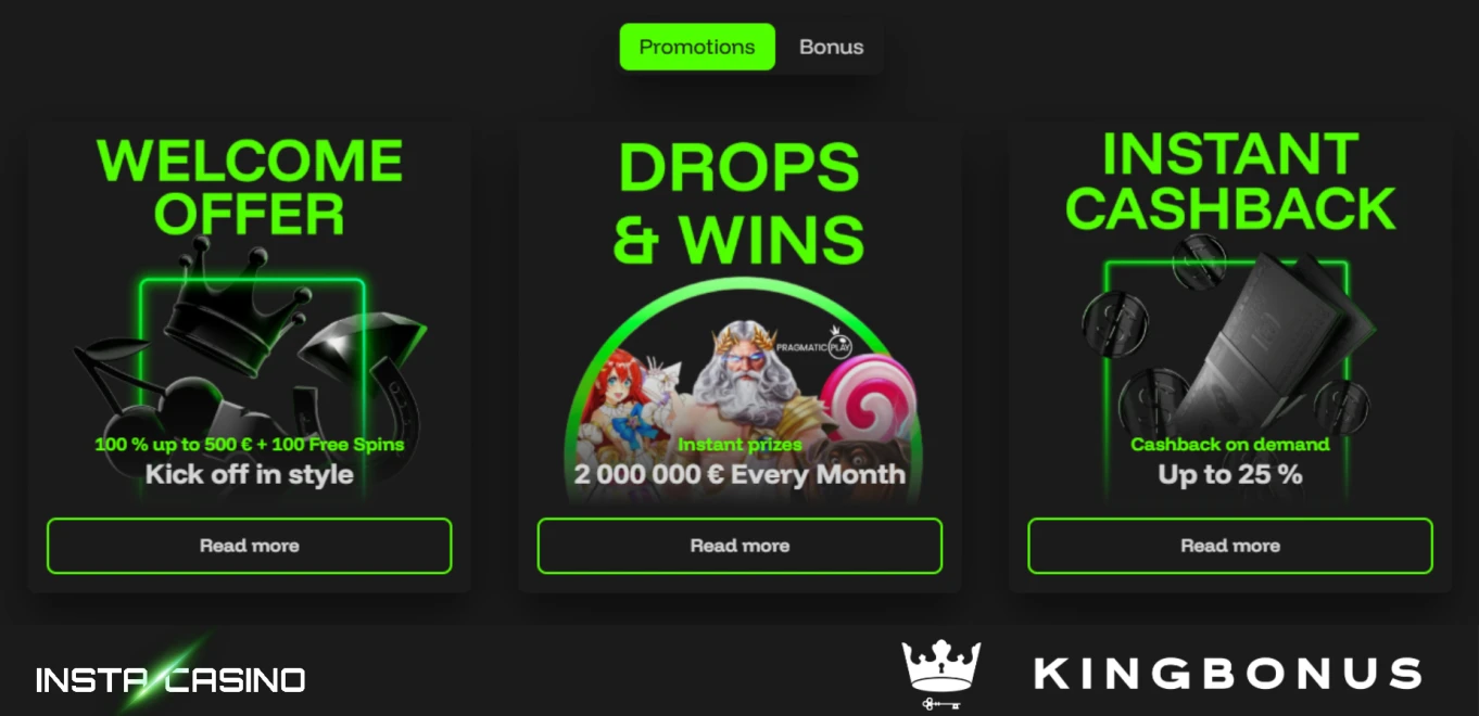 Instacasino Promotions