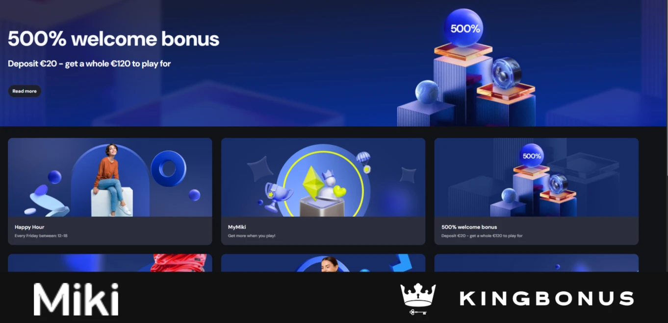 Promotions At Miki Casino